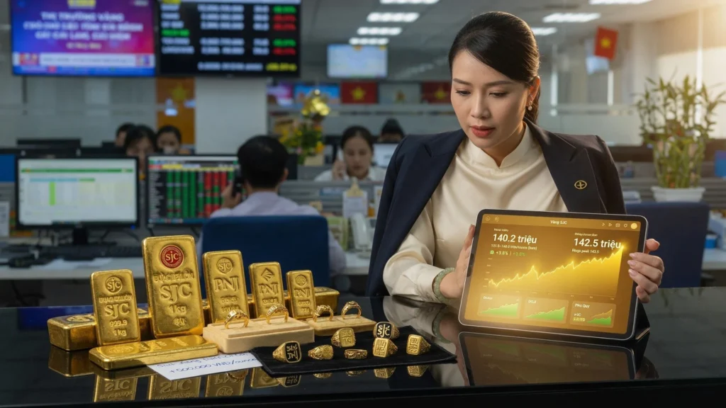 Harga Cincin Emas SJC Naik Sementara DOJI Turun
