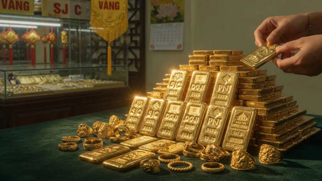 Pola Kenaikan Berbeda pada Emas Cincin Antar Merek