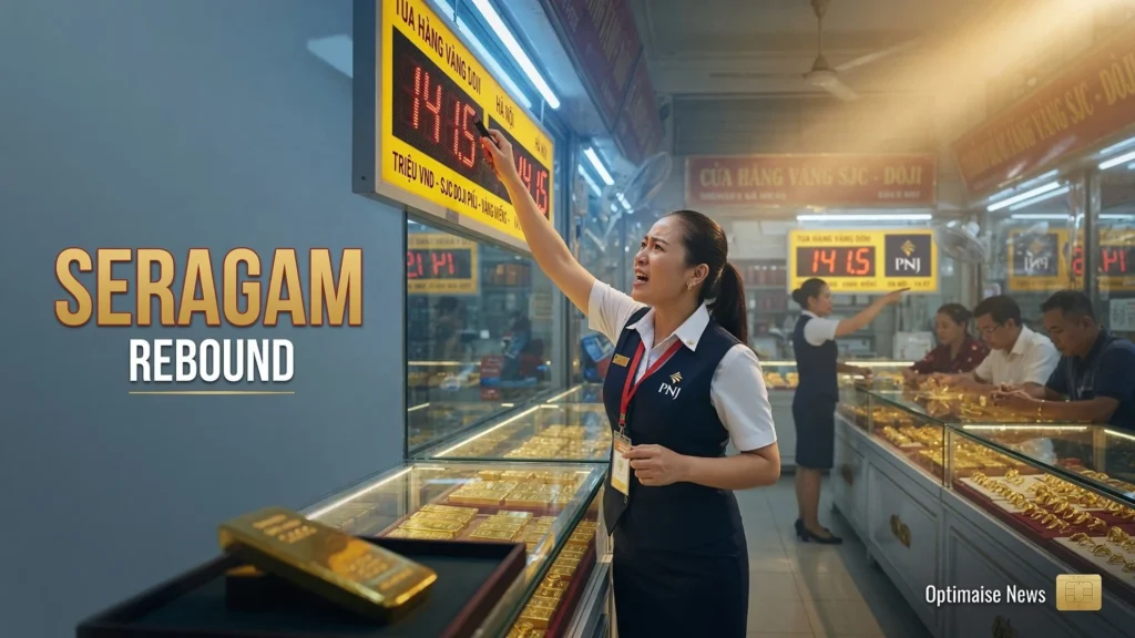 Harga Emas Vietnam Rebound Seragam ke 141