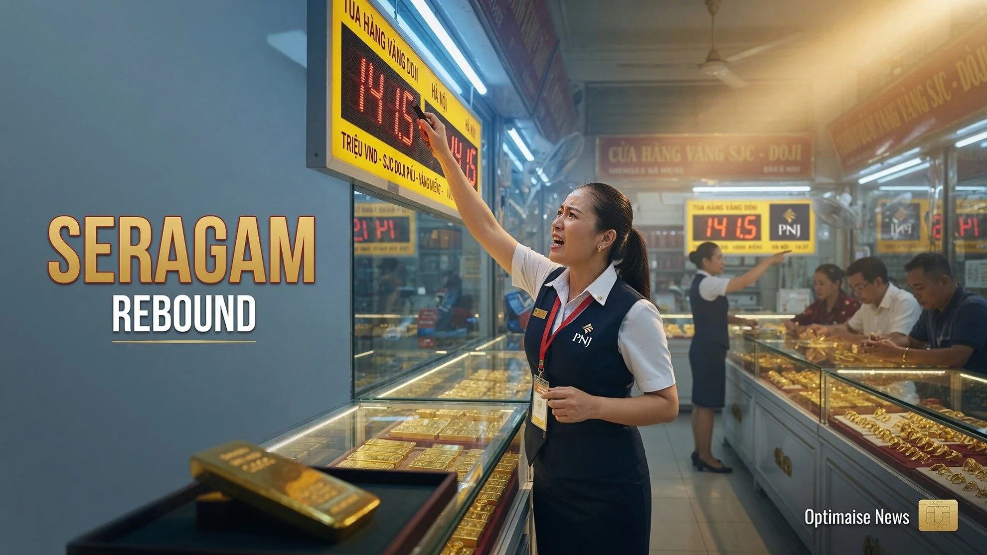 Harga Emas Vietnam Rebound Seragam ke 141