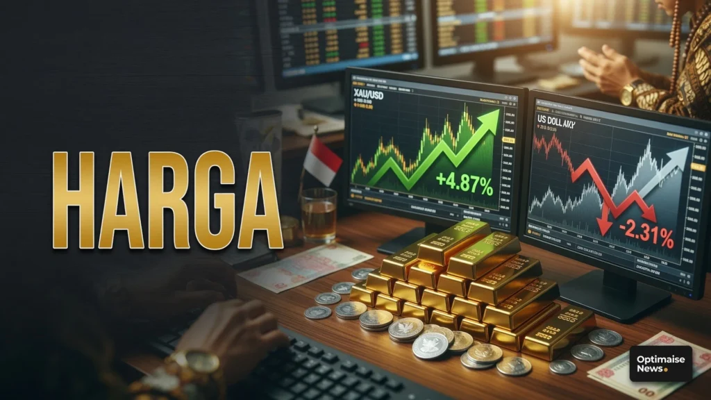Harga Emas ke US$4.129 Usai Rally 2 Hari, Dihadang Minyak-Fed