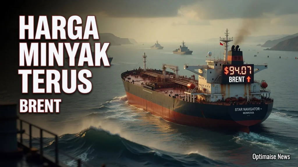 Harga Minyak Terus-terusan Sabet US$94,07