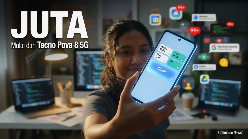 Harga dan Spesifikasi Tecno Pova 8 5G Mulai Rp4 Juta