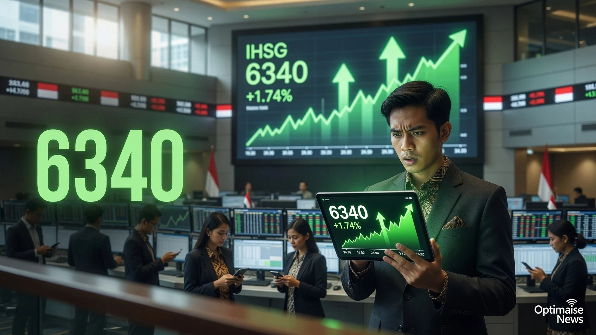 Hari Perdagangan Beruntun Sabet 6.340