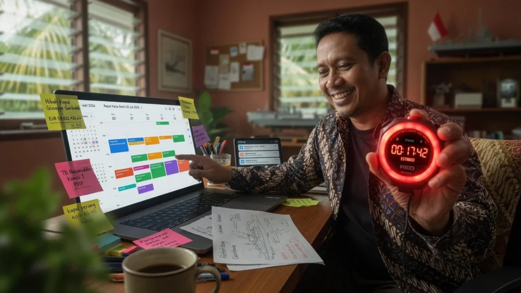 Estimasi biaya bulanan dan retrofit yang diangkat di rapat kerja