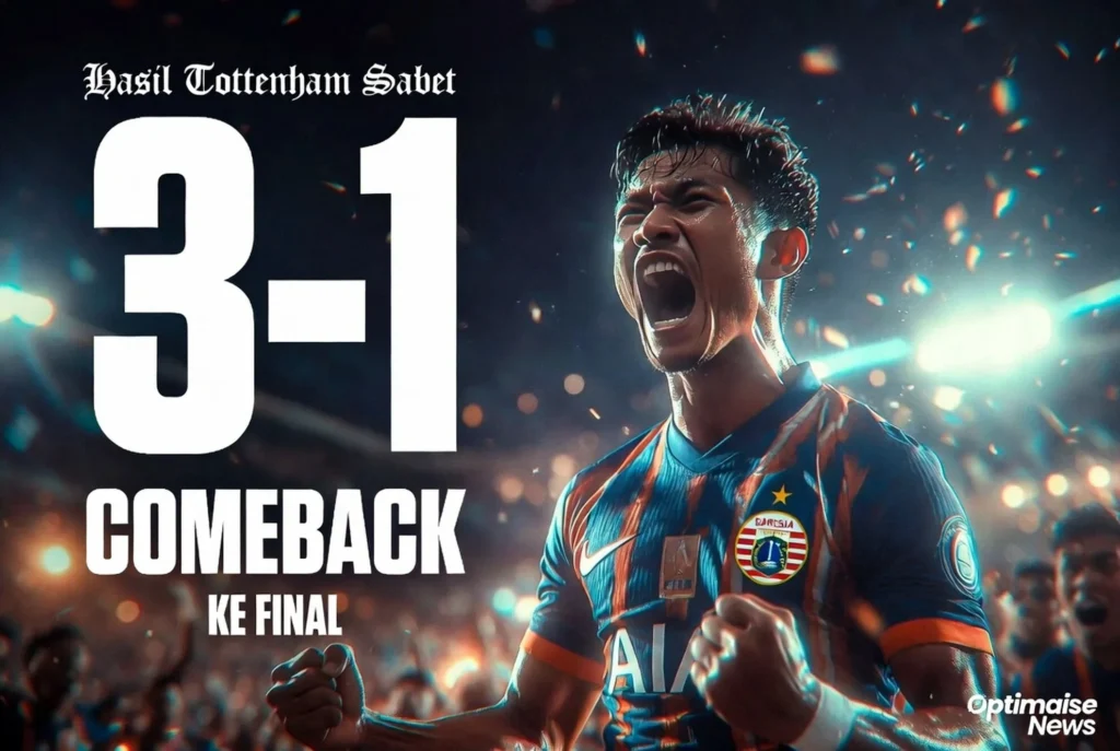 Hasil Tottenham Sabet 3-1