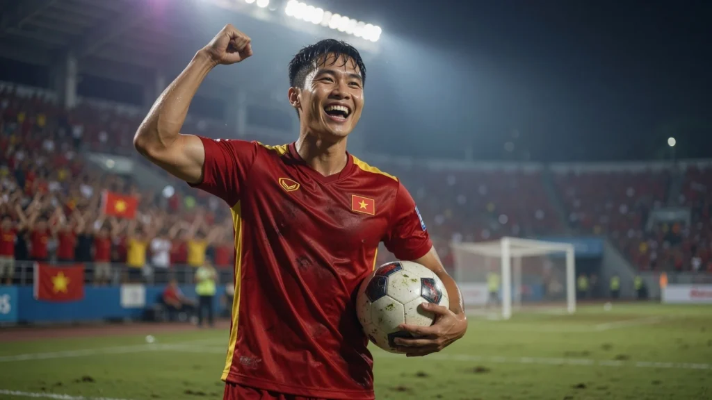 Hat-trick Dinh Bac dan Brace Do Hoang Hen