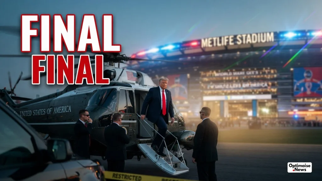 Helikopter Trump Picu Antrean Berlapis di MetLife Final