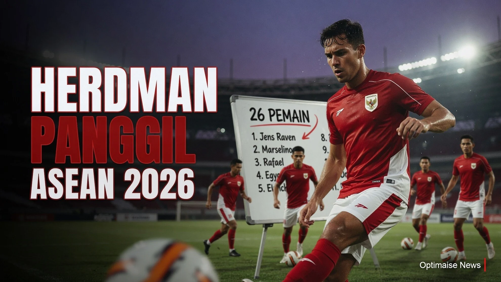 Herdman Panggil 5 Pemain Tanpa Caps Termasuk Jens Raven ke ASEAN