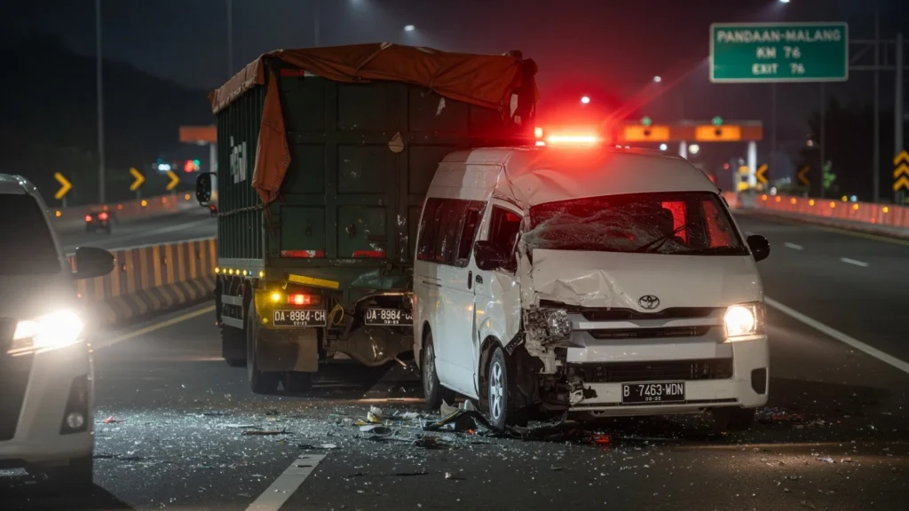 Dugaan Polisi soal Jarak dan Posisi Kendaraan