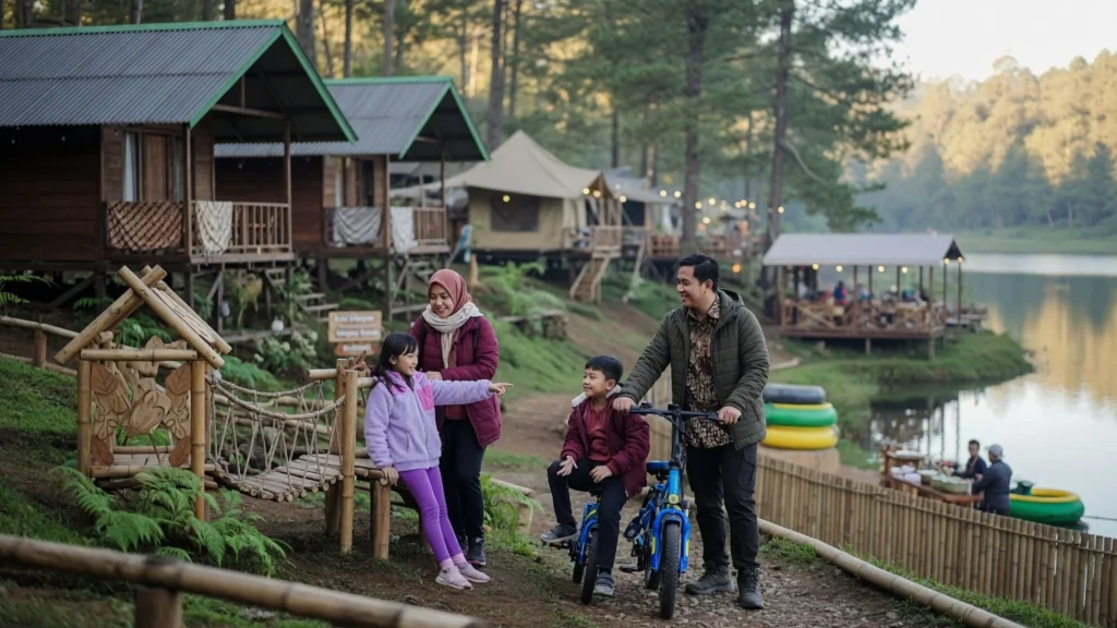 Ekowisata Lembang dengan Playground Kreatif dan Sepeda Listrik