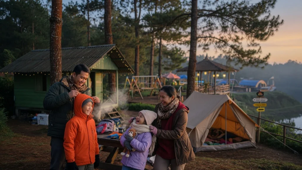 Kawasan Pinus Maribaya: Camping hingga Wahana Ketangkasan
