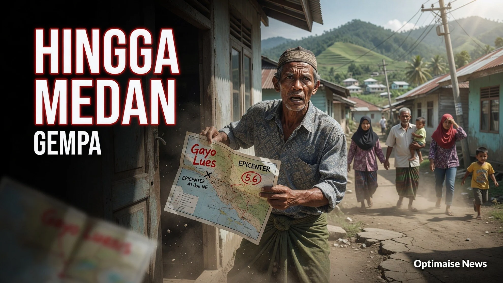 Hingga Medan-Sibolga, Gempa
