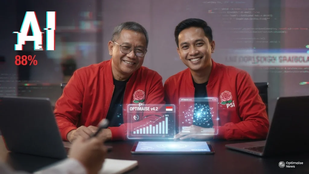 Hive 88% AI Bongkar Foto Ahok-Kaesang Berjaket PSI
