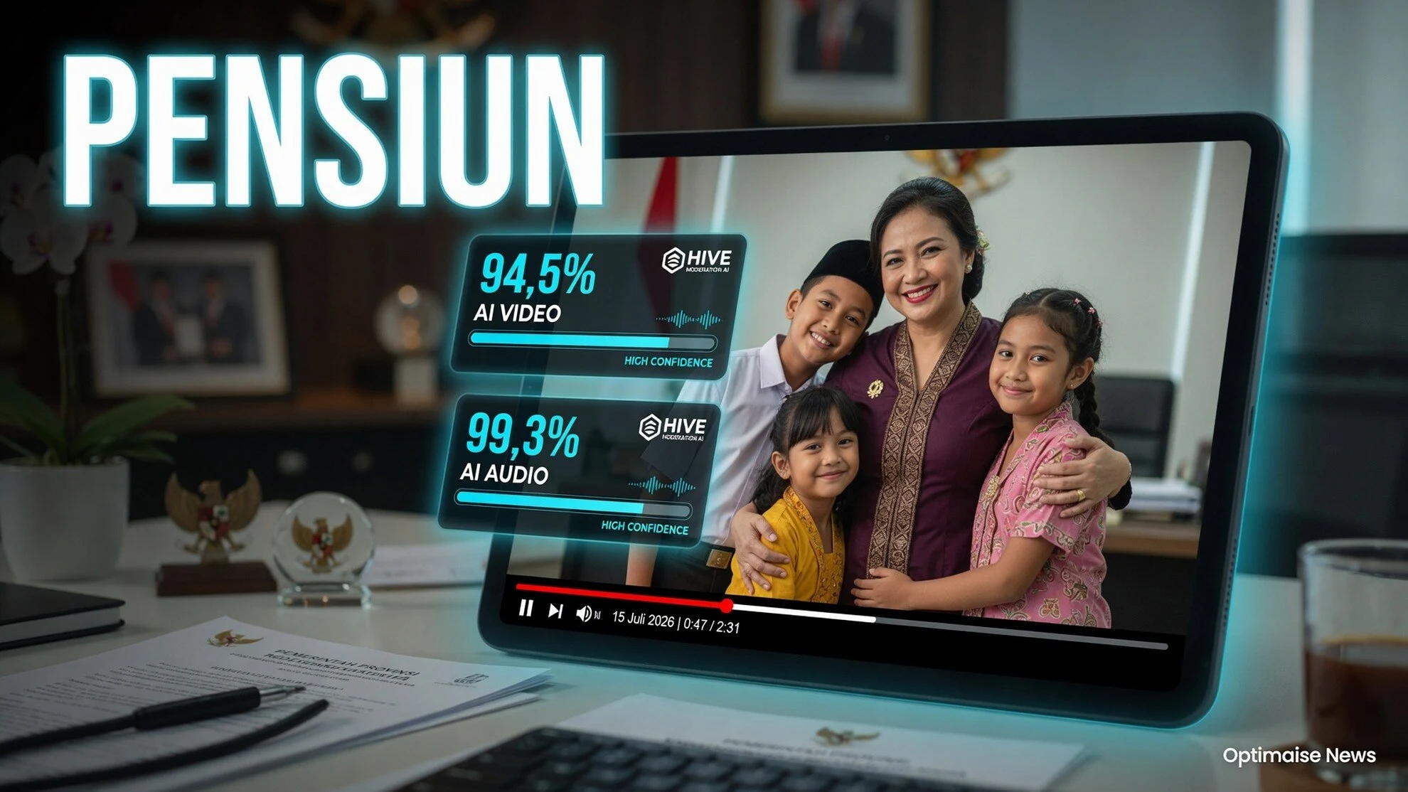 Hive Bongkar Deepfake Sherly Dukung Pensiun