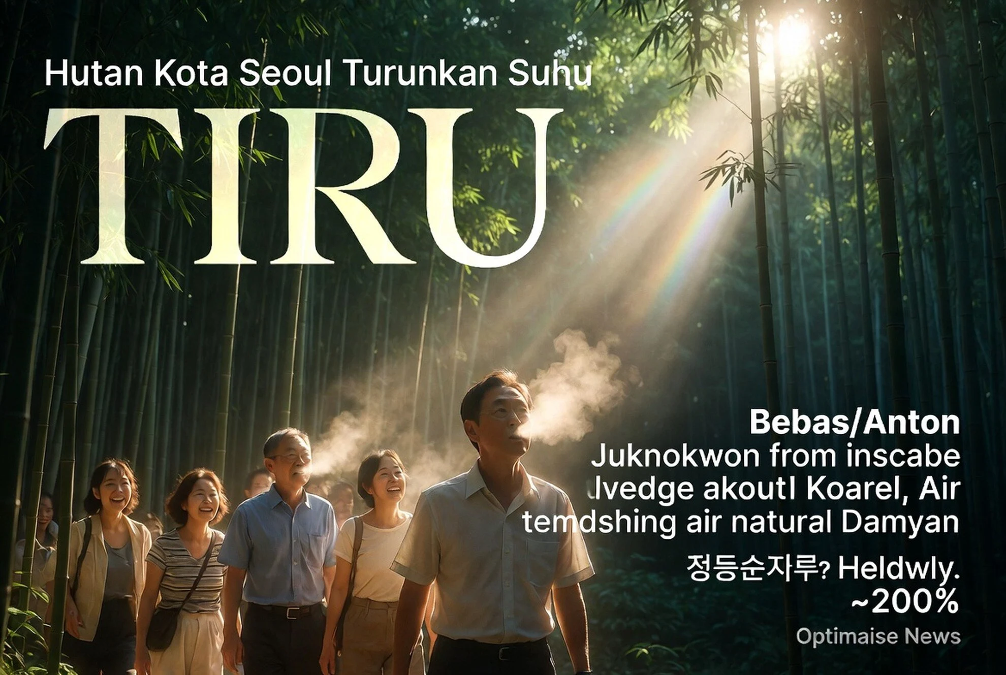 Hutan Kota Seoul Turunkan Suhu hingga 1,9°C, Indonesia Bisa Tiru