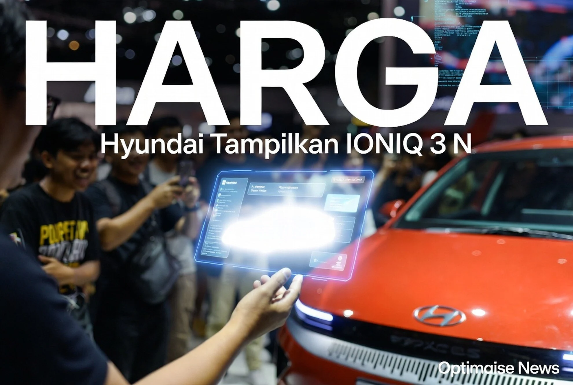 Hyundai Tampilkan IONIQ 3 N Line di GIIAS 2026 Tanpa Rilis Harga