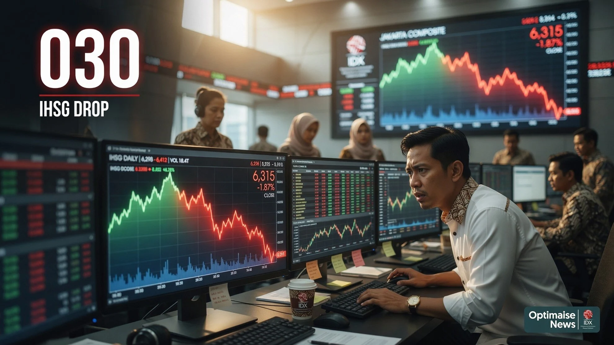 IHSG Balik Arah Usai Tembus 6.400, Ditutup Turun 0,30%