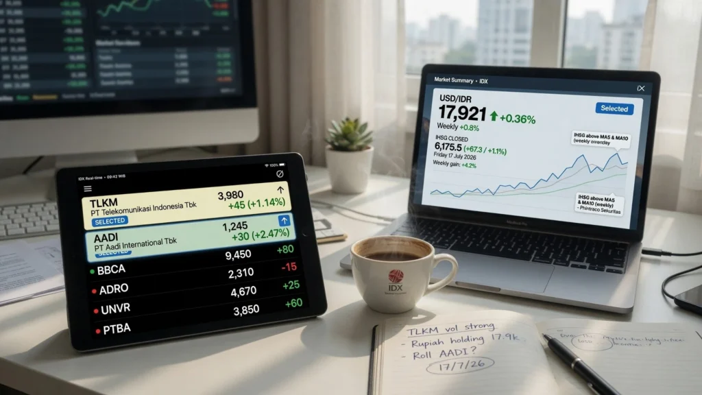 Kalender data domestik yang bisa mengarahkan arah indeks