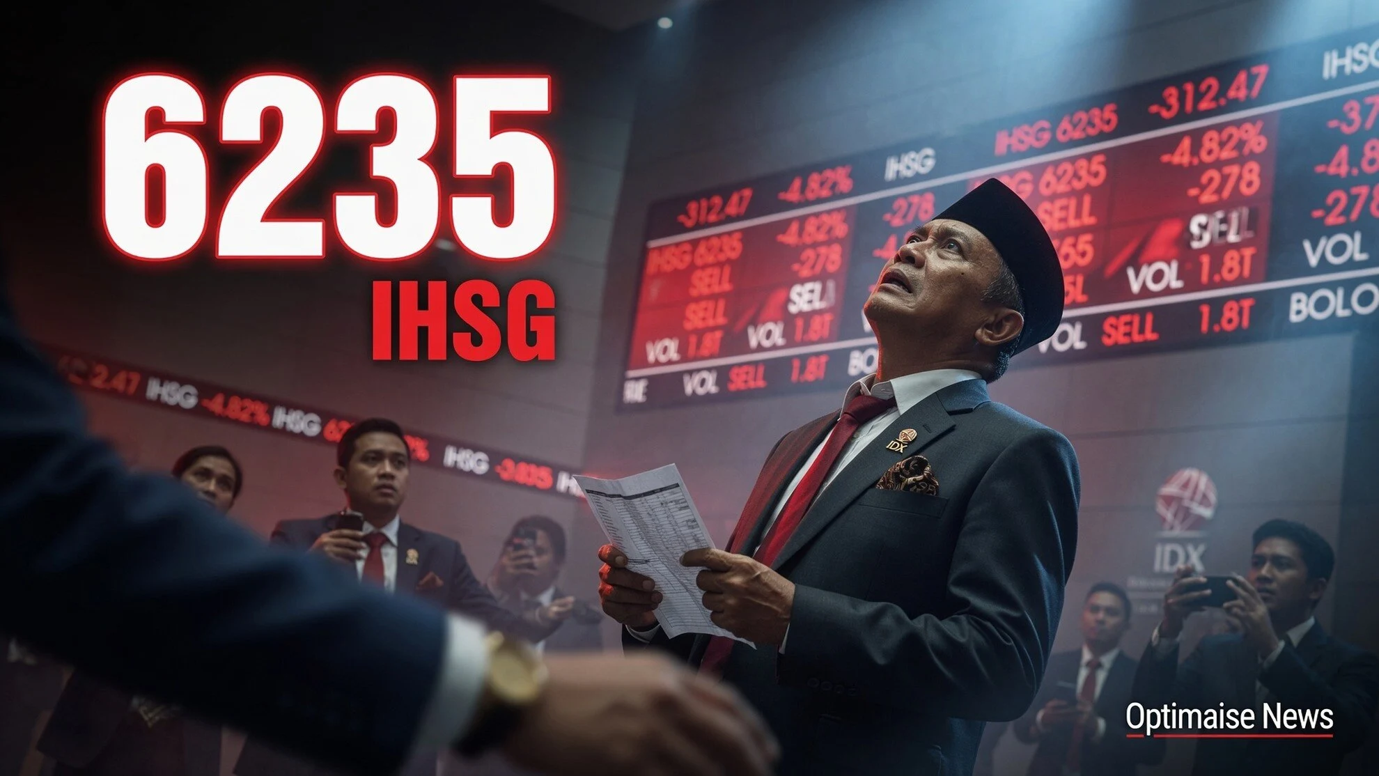 IHSG Dibuka Turun: skor 6.235