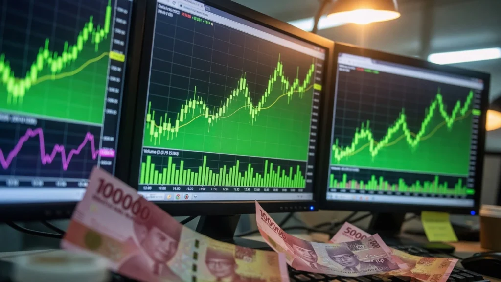 Sektor keuangan pimpin kenaikan harian