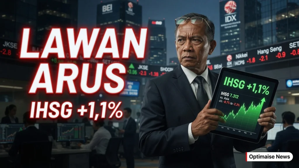 IHSG Lawan Arus! Naik 1,1% Saat Bursa Asia Kebakaran