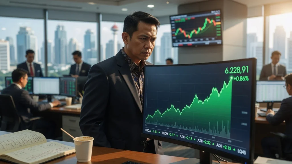 LQ45 dan saham big cap ikut menopang indeks