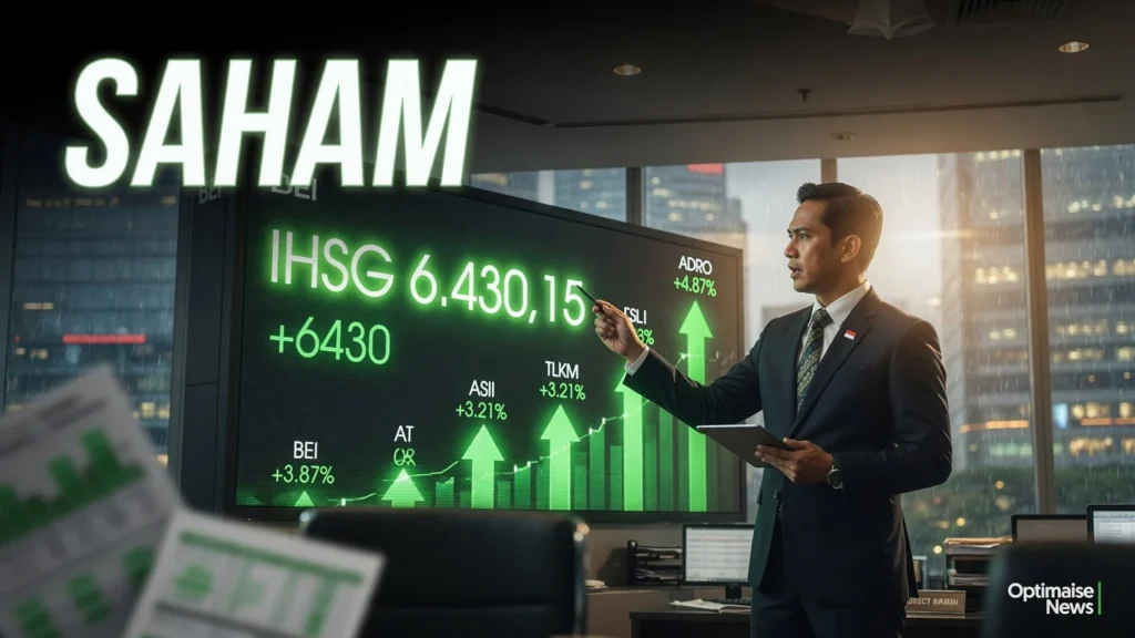 IHSG Tembus 6.400, Asing Net Buy Rp164 M ke Saham Konglo