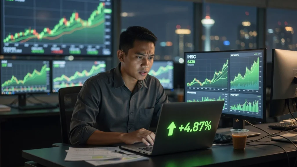 Sektor yang Memimpin serta Saham Penyumbang Poin