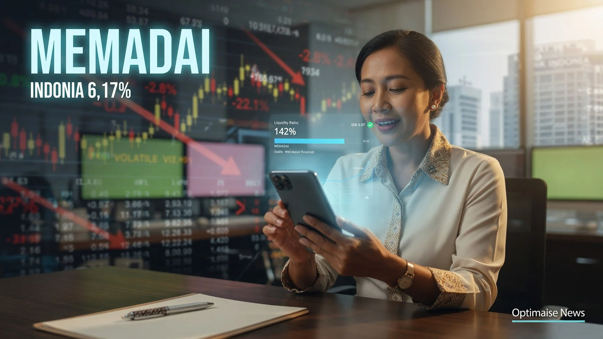 INDONIA 6,17%, BI: Likuiditas Perbankan Tetap Memadai