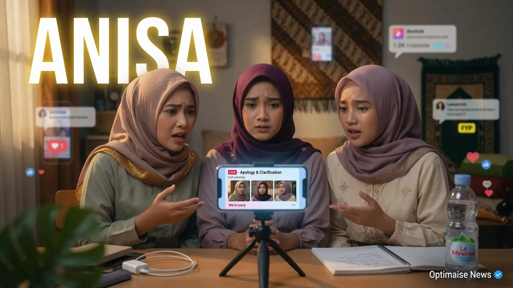 Icha Chellow Trio Penuhi Deadline 6×24 Jam Somasi Anisa
