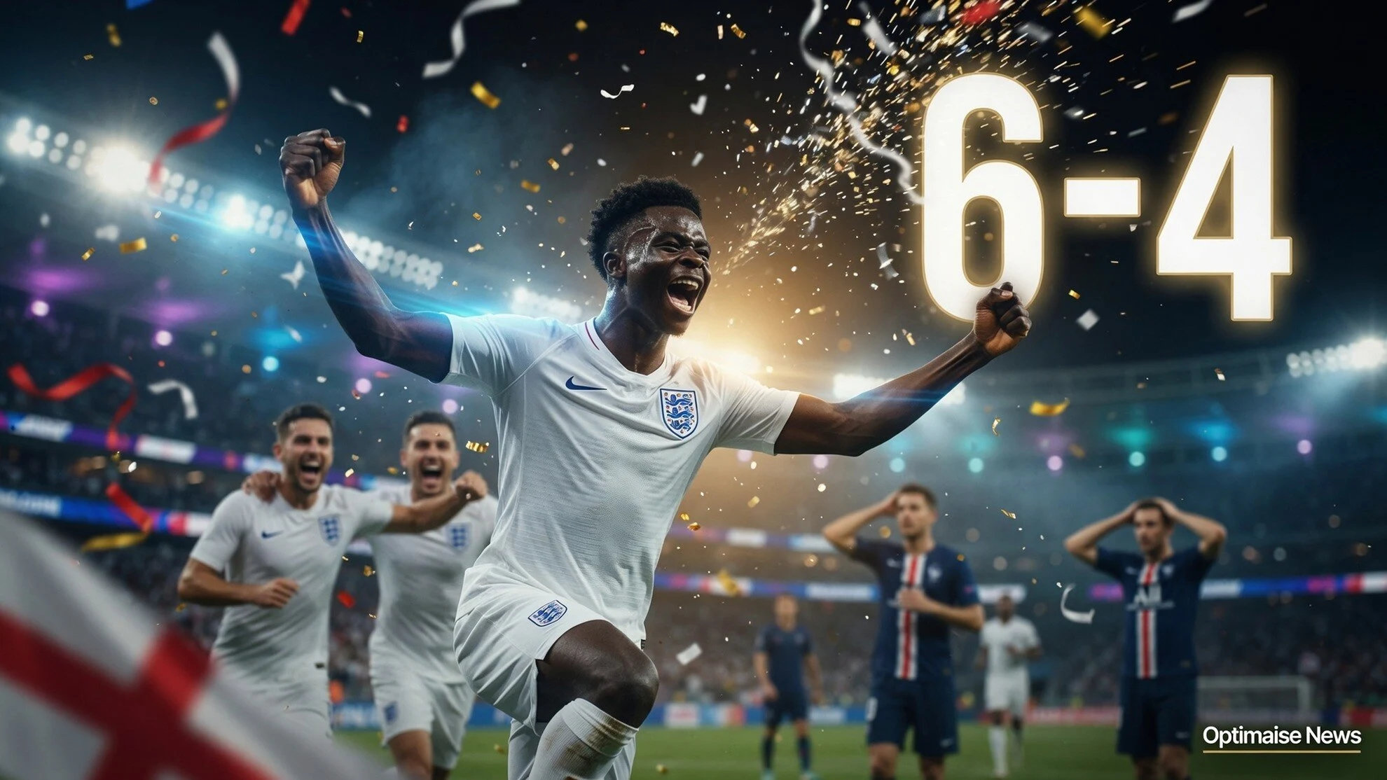Inggris 6-4 Prancis Raih Peringkat 3 lewat 10 Gol di Miami
