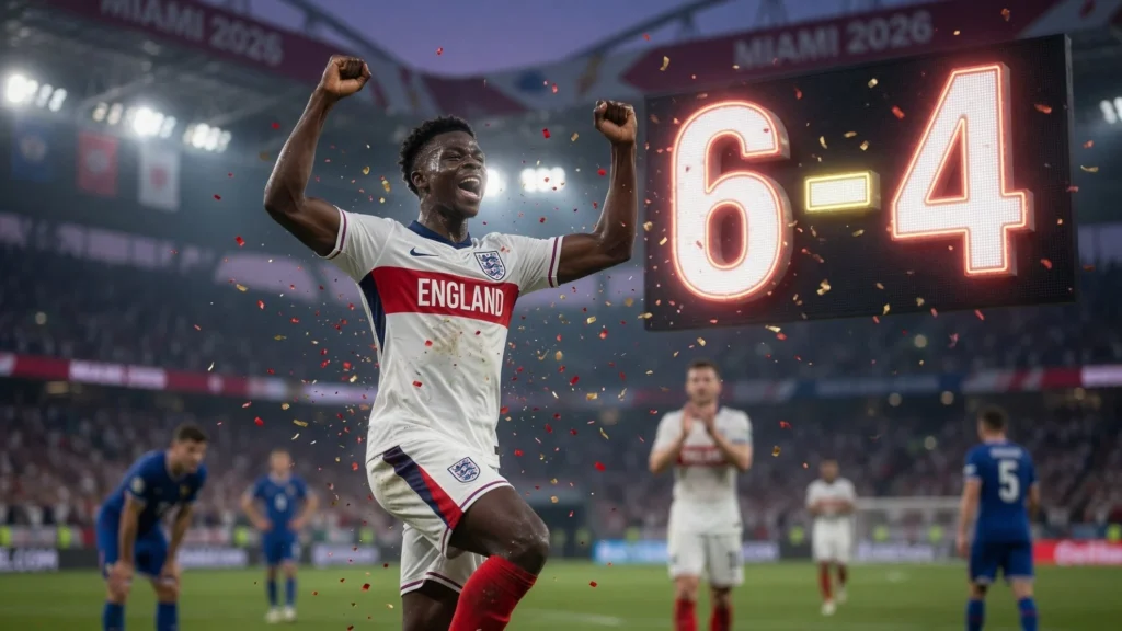 Saka, Rice, Konsa Tutup Rantai Kemenangan di Miami 2026