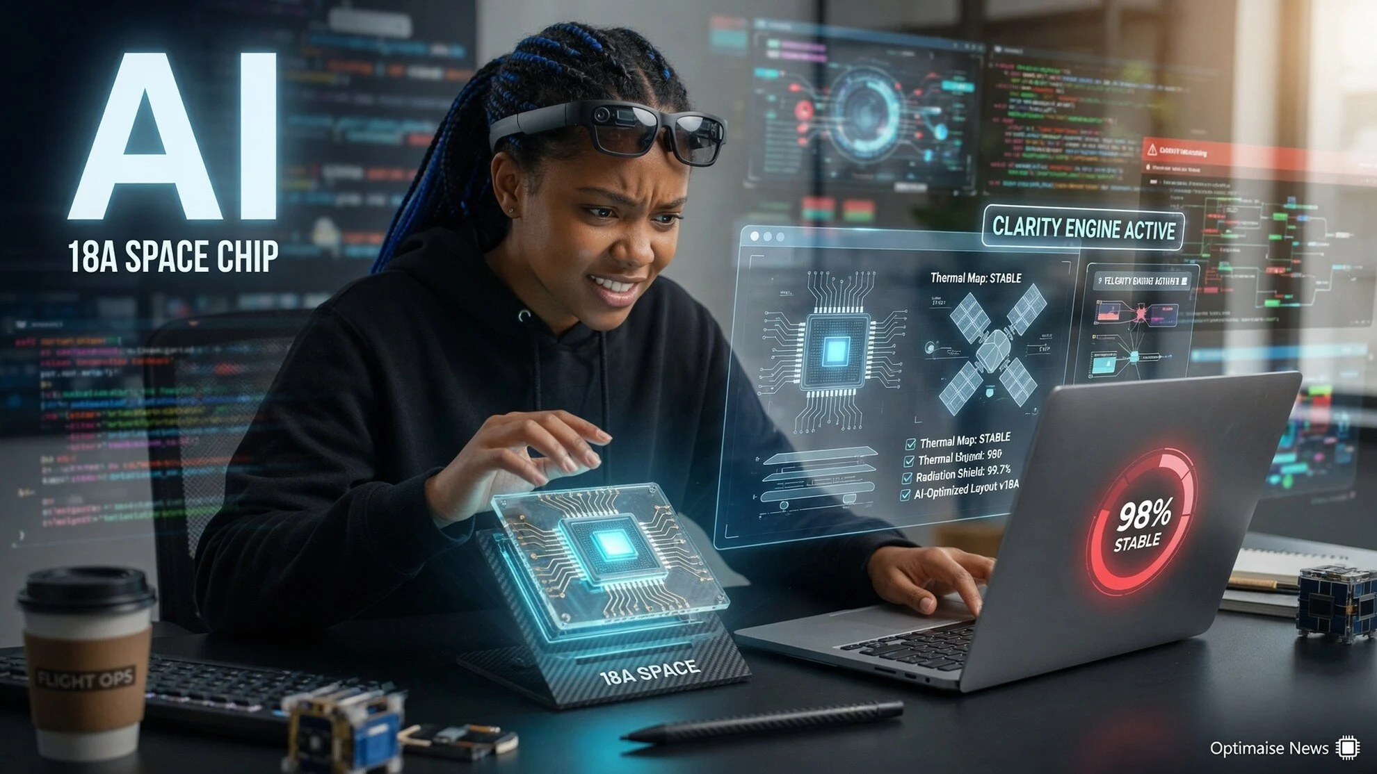 Intel Siapkan Chip 18A untuk Luar Angkasa, Otaki AI Satelit