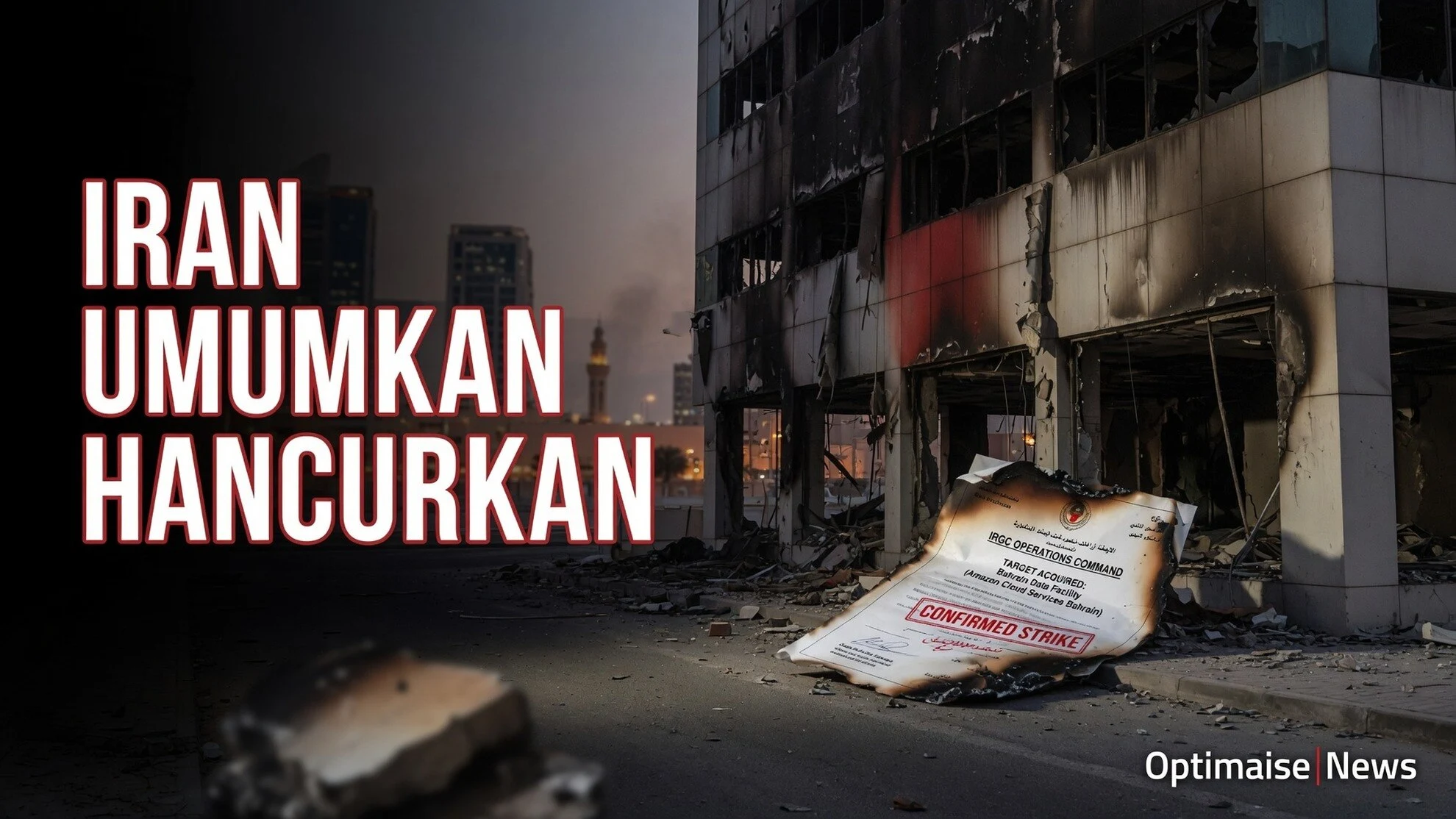 Iran Umumkan Hancurkan Fasilitas Amazon Bahrain Meski AWS Offline