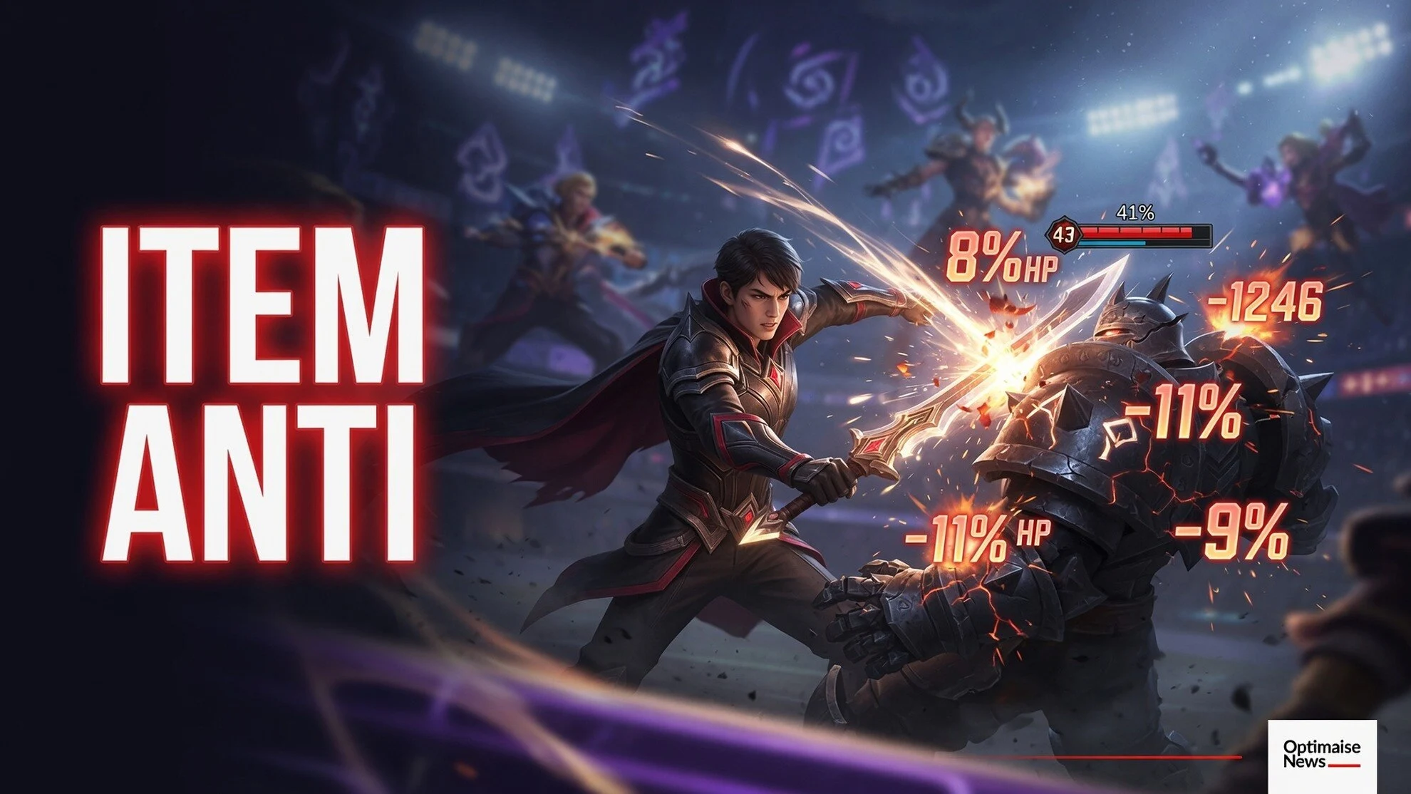 Item Anti-Tank di 4 MOBA Paksa Tank Pro Rombak Build