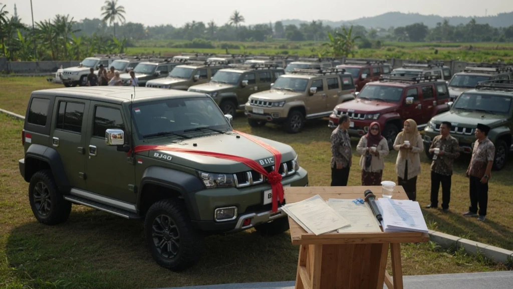 19 BJ40 dan 11 BJ30 Hadir di Acara Resmi