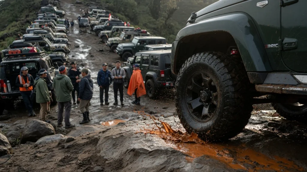 Keseruan Komunitas Baic Offroad Vehicle JHL Auto Isi Gathering