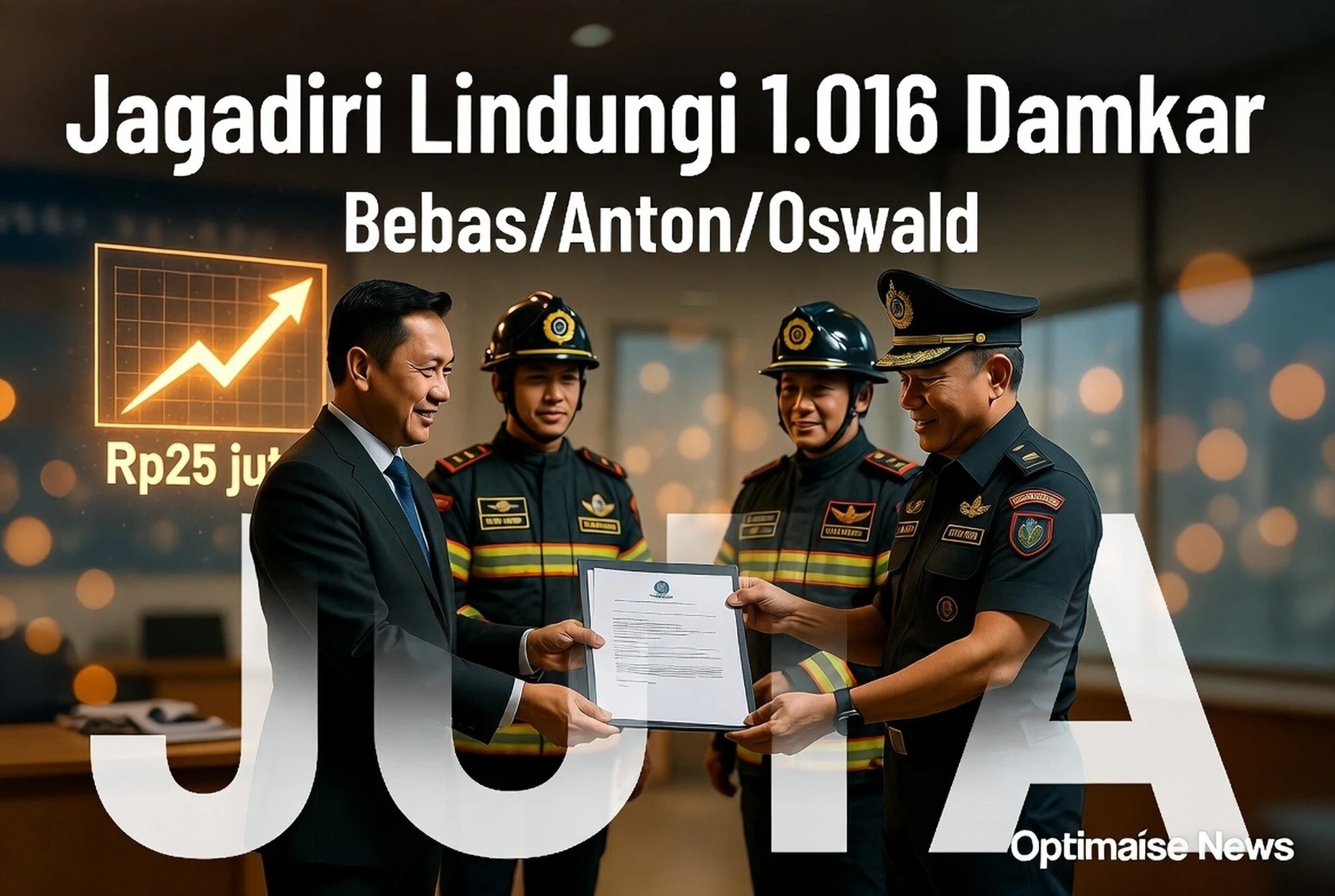Jagadiri Lindungi 1.016 Damkar Jaksel dengan Santunan Rp25 Juta