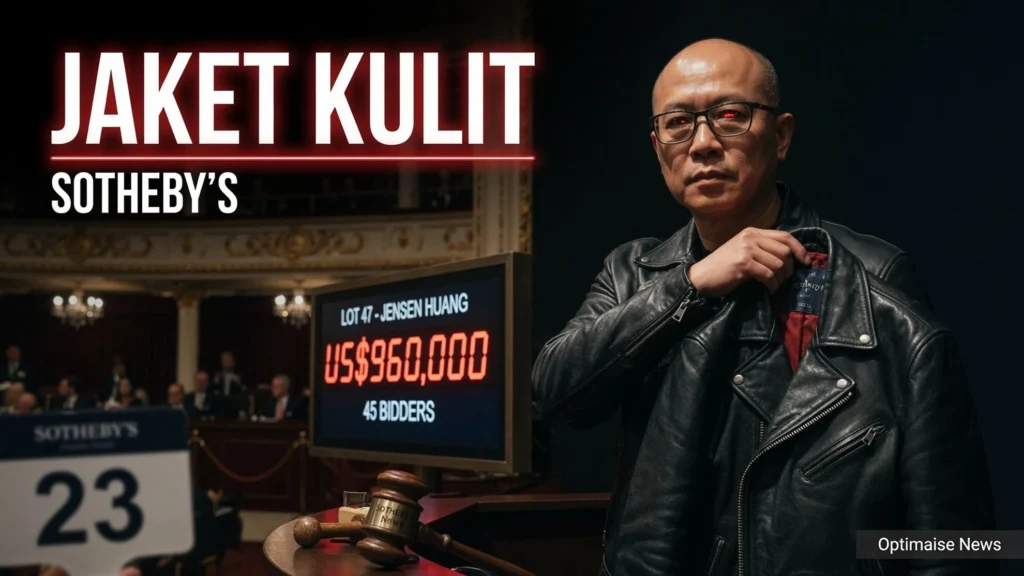 Jaket Kulit CEO Nvidia Jensen Huang Laku Rp17 Miliar