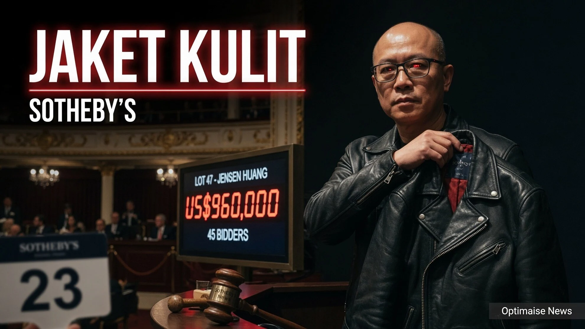 Jaket Kulit CEO Nvidia Jensen Huang Laku Rp17 Miliar