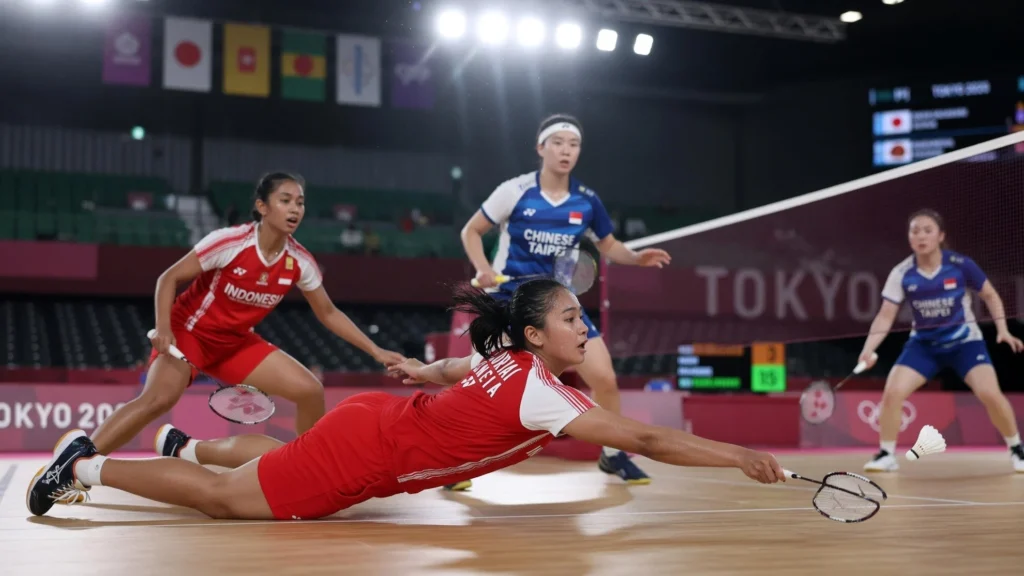 Ana/Trias tumbang dua gim dari pasangan Chinese Taipei