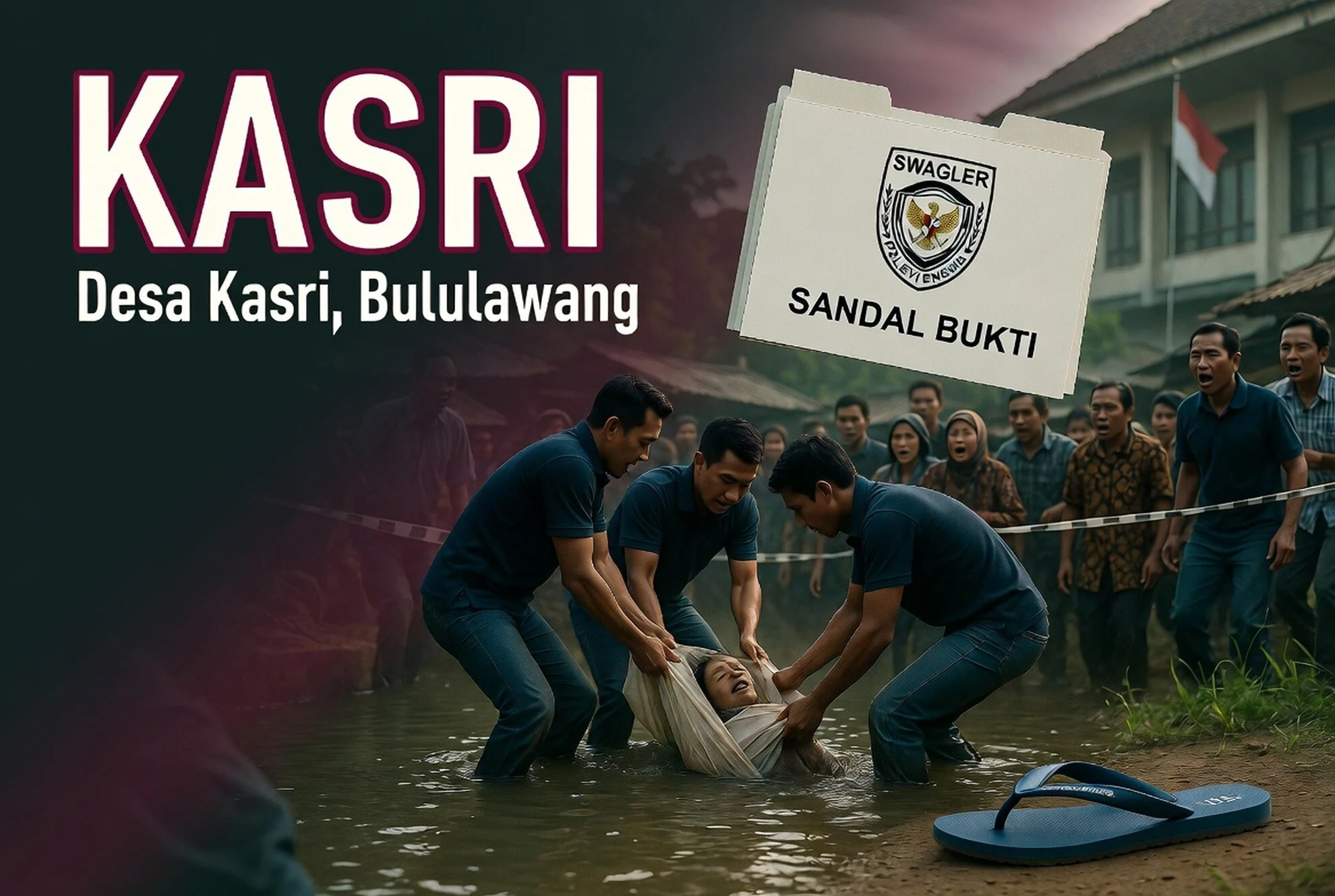 Jasad Wanita Tanpa Identitas Ditemukan Mengapung di Sumur Desa Kasri
