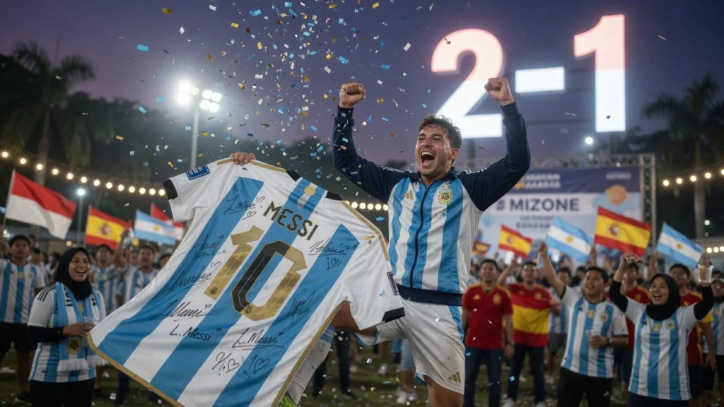 Rangkaian Challenge Interaktif Berhadiah Jersey Bertanda Tangan Messi