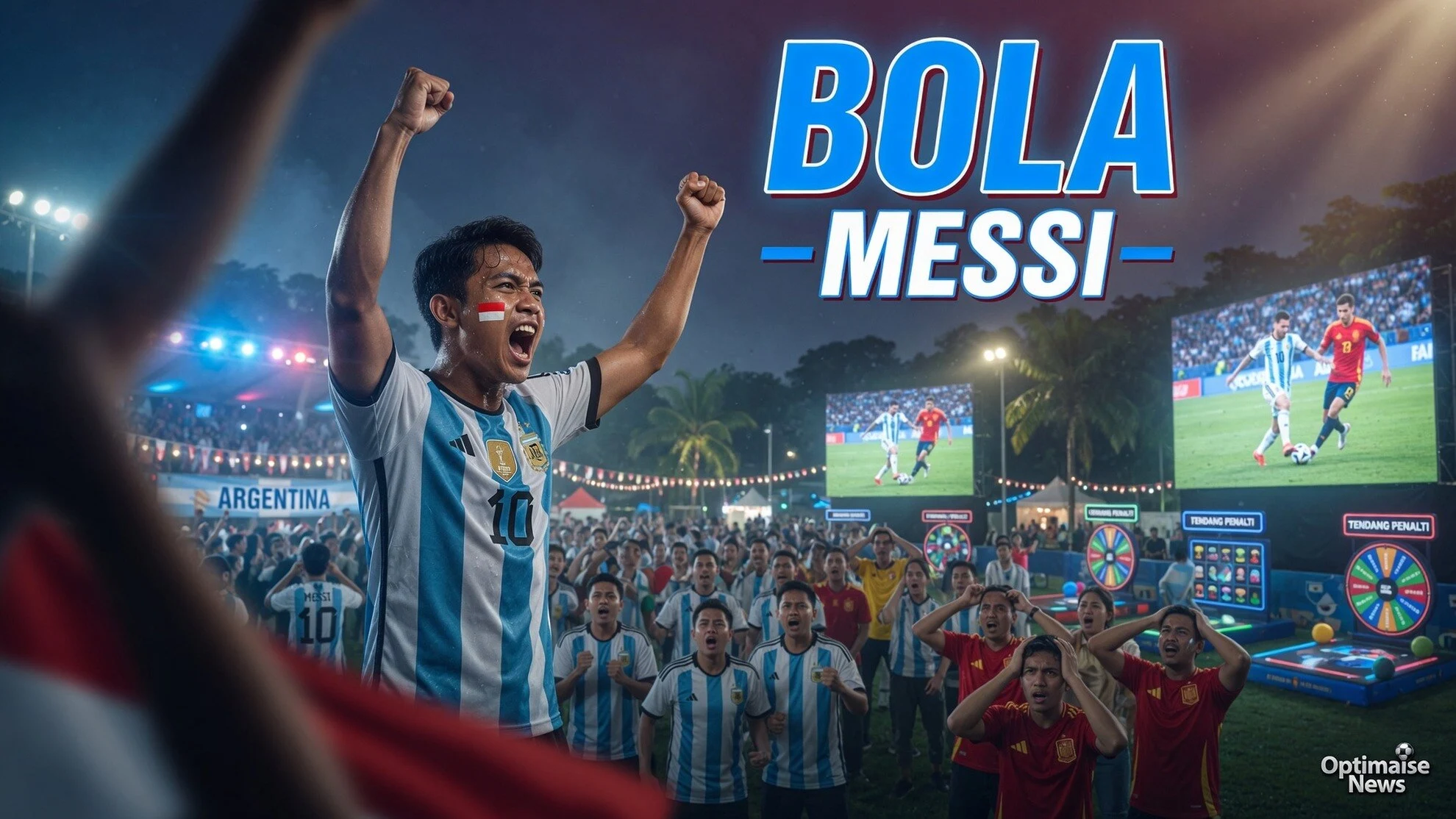 Jersey Messi Bertanda Tangan Jadi Hadiah di Pesta Bola
