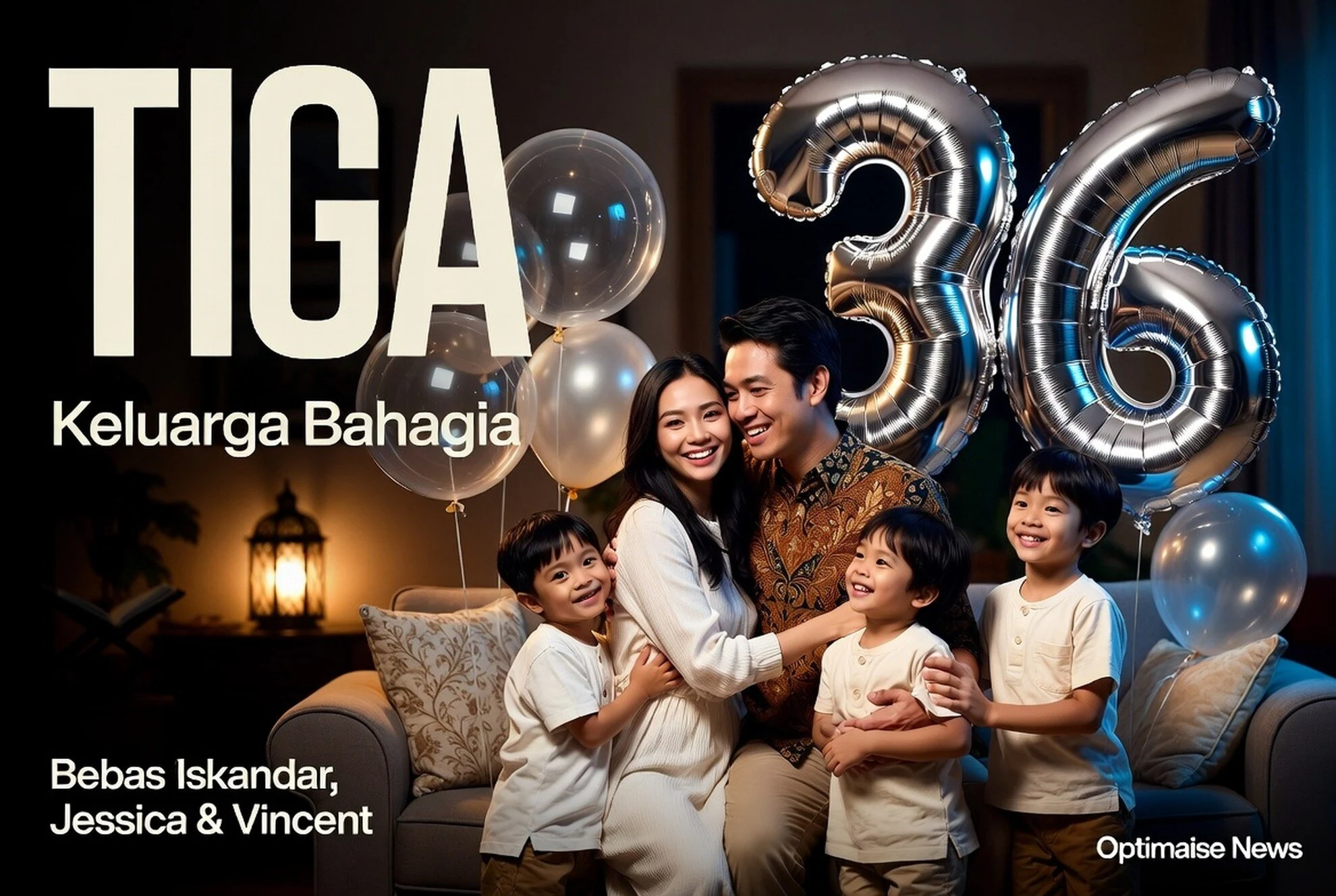 Jessica Iskandar Rayakan Ultah Vincent Verhaag ke-36 Bareng Tiga