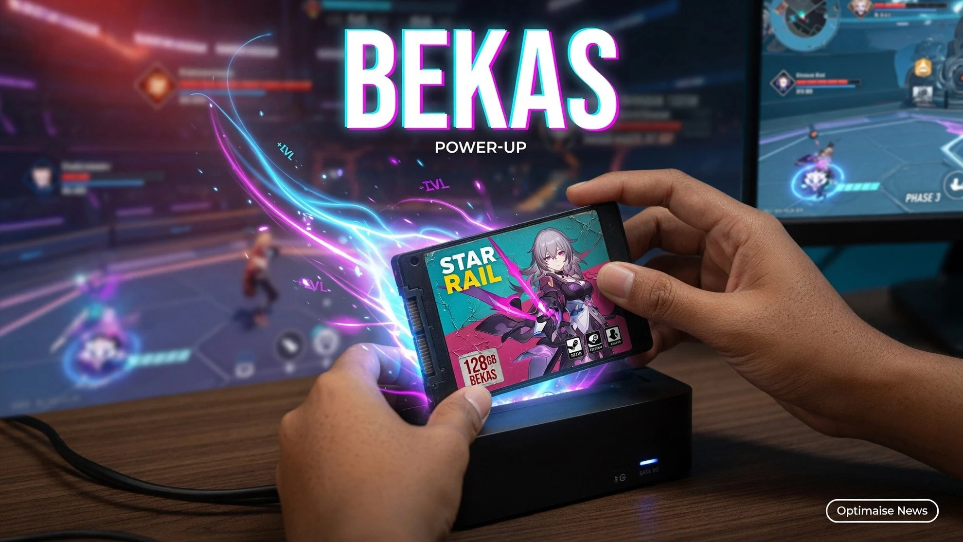 Jibril-sama Rakit Cartridge Steam dari SSD 128GB Bekas
