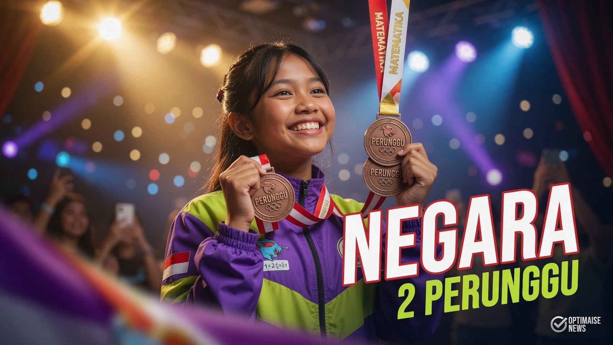 Jizzy Pearl Sabet 2 Perunggu Math Olympiad dari 32 Negara