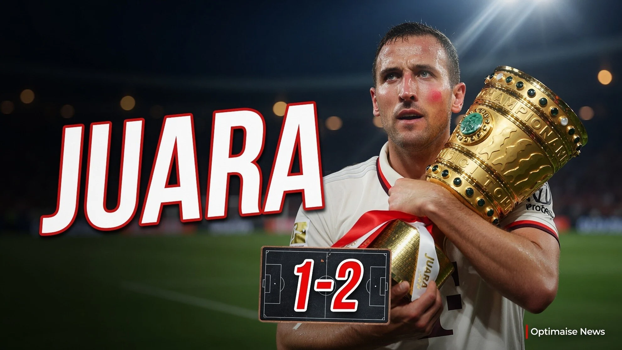 Juara! Harry Kane Bawa 1-2