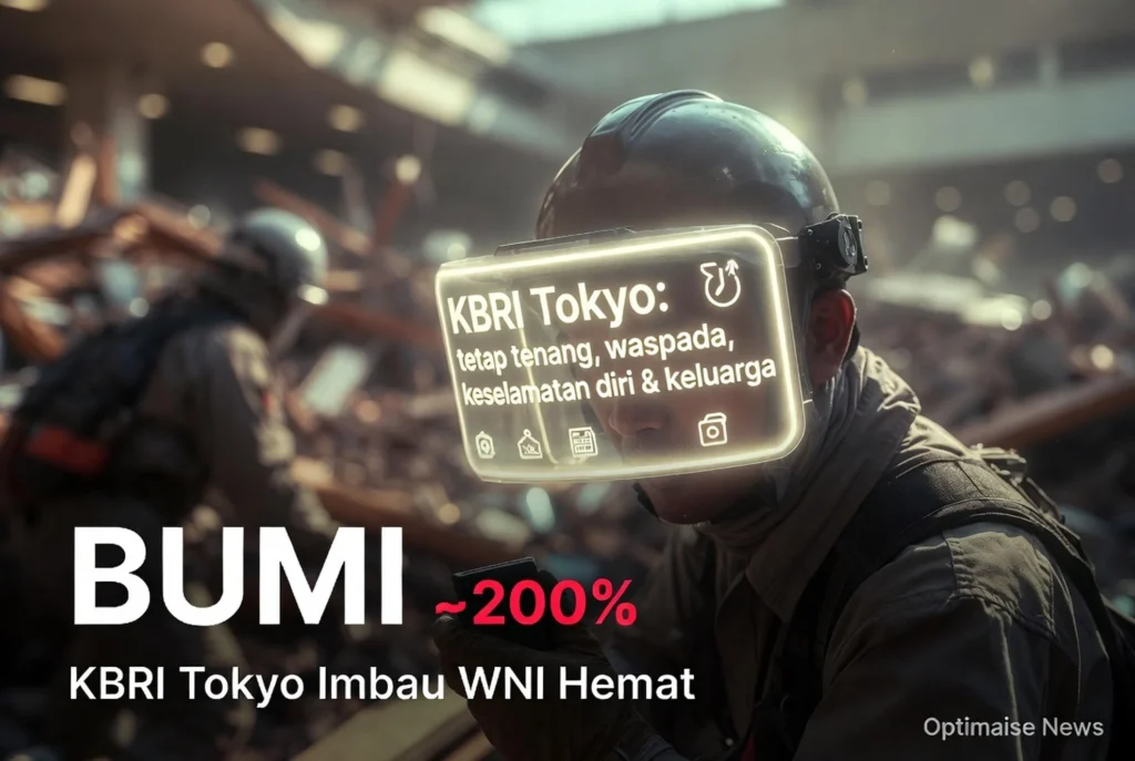 KBRI Tokyo Imbau WNI Hemat Baterai Usai Jepang Gempa Bumi M 7,1